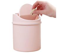 Petite poubelle créative avec couvercle, petite poubelle de bureau, petite poubelle pour décoration de voiture, cuisine, chambre à coucher, salle de bain