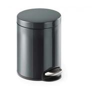 Petite Poubelle ronde à pédale en métal élégante 5 litres
