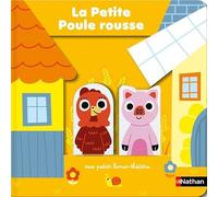 Petite poule rousse - livre théâtre avec marionnettes à doigts pour donner vie à l'histoire et aux personnages - Dès 18 mois