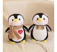 Petite Poupée Pingouin En Peluche, Mignon Couple De Poupées Pingouins, Poupée Endormie Pour Enfants, Cadeau Couple De Manchots De La Sonate D'hiver - Paire De 20 Cm (0,12 Kg)