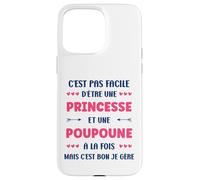 Petite Poupoune d'amour Fille surnom Princesse Poupoune Coque pour iPhone 15 Pro Max