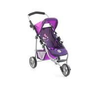 Petite poussette de jogging LOLA - Violet pour poupée