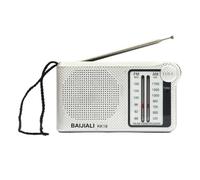 Petite Radio Portable A Piles, Poste De Radio AM/FM Portable, Mini Radios A Pile Survie, Transistor Radios Vintage Retro pour Catastrophe Maison Secours Voyage Outdoor Camping Randonnée Extérieur