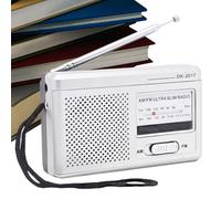 Petite Radio Portable AM/FM,Radio FM/AM Compacte et Léger avec Design Rétro - Multifonction Design Rétro Outils de Survie Voyage Maison Activités en Plein Air Usages