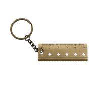 Petite règle porte-clés, règle miniature, accessoire de porte-clés, règle de 5 cm, outils de mesure, règle centimètre, papeterie, mathématiques, géométrie pour clés