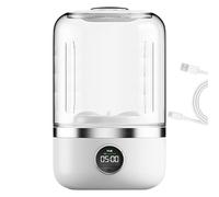 Petite rondelle compacte, machine à laver silencieuse pour chaussette, 13 x 14,3 x 21,1 cm, mode de nettoyage, double portable, silencieux, sous-vêtements, pour dortoir de camping, appartements