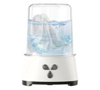 Petite rondelle | Nettoyeur de sous-vêtements compact rechargeable | Nettoyage en profondeur, 2 programmes de lavage, longue durée de vie de la batterie pour sous-vêtements, chaussettes, vêtements de