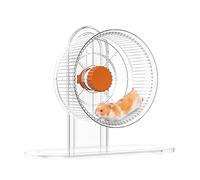 Petite roue d'exercice pour animaux - Spinner réglable, roue stylée, jouet de cage - Accessoire d'entraînement durable - Rotateur de mouvement lisse (pour hamster, chinchilla, furet, hérisson, plaisir