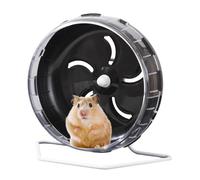 Petite roue pour hamster - Roue d'exercice silencieuse et réglable - Jouet multifonctionnel pour cage et maison de petits animaux de compagnie