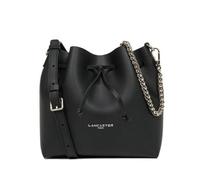 Sac Bourse à Lacets Coulissants Noir Taille S PUR & ELEMENT CITY - Lancaster en cuir Noir