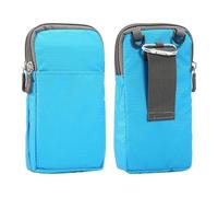 Petite Sacoche Homme Ceinture Téléphone, Portefeuille avec Bandoulière Réglable, 6.9" Sac de Ceinture Téléphone Portable Sac Banane Pochette Porte-Monnaie Zippée Housse Porte-Cartes Étui à Epaule