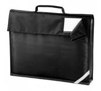 Petite sacoche légère - cartable porte document - QD51 - Noir Idéale pour étudiants ou pour petites réunions.