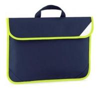 Petite sacoche légère - cartable porte document haute visibilité - QD452 - Bleu marine Idéale pour étudiants ou pour petites réunions à l extérieur, chantiers. G