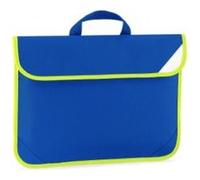 Petite sacoche légère - cartable porte document haute visibilité - QD452 - Bleu roi Idéale pour étudiants ou pour petites réunions à l extérieur, chantiers. G