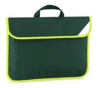 Petite sacoche légère - cartable porte document haute visibilité - QD452 - Vert bouteille Idéale pour étudiants ou pour petites réunions à l extérieur, chantiers. G