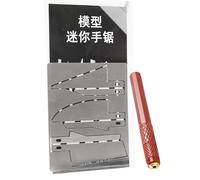 Petite Scie Manuelle,Outil Ergonomique De Taille De Précision Avec 3 Lames Incluses | Ensemble De Scie À Onglet Portative - pour Hommes, Famille, Amis, Figurines, Modèles, Maison et Intérieur