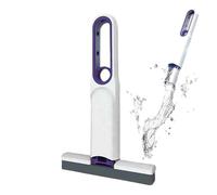 Petite serpillère auto-pressante - Balai de nettoyage compact pour bureau sec et humide | Outil de nettoyage ménager avec poignée ergonomique pour salon, chambre à coucher, voiture, fenêtre intérieure