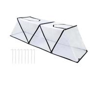 Petite Serre de Jardin pour Salade, Mini Serre Tunnel en Plastique, Serre de Balcon Pliable, Protection pour Plantes d'Intérieur et d'Extérieur, Résistante au Froid et au Gel pour Fleurs