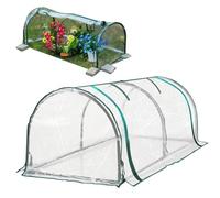 Petite serre pour une utilisation en extérieur en hiver - Tente tunnel de jardin portable | Mini serre robuste pour et - Abri de protection en PVC transparent durable pour garder la
