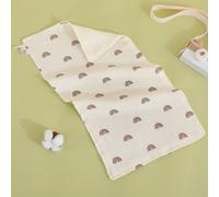 Petite Serviette De Visage Carrée En Gaze De Coton Pur À Six Couches Pour Bébé,Gant De Toilette Pour La Bouche,25x50cm - Type Style 9