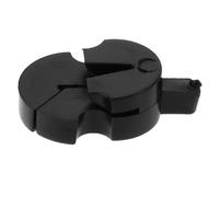 Petite Sourdine en Caoutchouc pour Violon, Type Tourte, Noire | Installation Simple, Format Compact, Maintien de Forme, Effet D’atténuation, pour Débutants et Professionnels