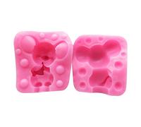 Petite souris Décoration de bougie Savon Moules champignons Moule époxy Bougies faites à la main Cire Moules à savon pour décorations Moules en silicone pour résine époxy Dessous de verre