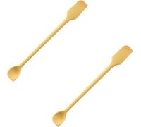 Petite spatule de maquillage en silicone, résistante à la chaleur, réutilisable, agitateur, lotion de beauté, spatule de soins de la peau, petite cuillère pour cuisine, pots cosmétiques, bouteilles de