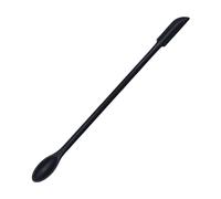 Petite spatule en silicone de 15,5 x 2,5 cm à double extrémité pour maquillage, bouteille étroite, grattoir à cire, anti-brûlure, long manche, agitateur à lotion, obtenez la dernière goutte des