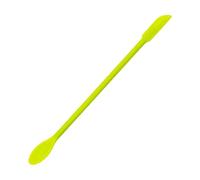 Petite spatule en silicone de 15,5 x 2,5 cm à double extrémité pour maquillage, bouteille étroite, grattoir à cire, anti-brûlure, long manche, agitateur à lotion, obtenez la dernière goutte des