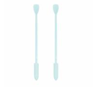 Petite spatule en silicone : mini outil cosmétique de maquillage en 2 pièces, barre de beauté réutilisable, petite spatule de cuisine | Ustensile résistant à la chaleur pour