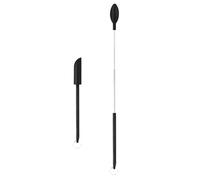 Petite spatule en silicone - Mini spatule télescopique en silicone et cuillère à pelle | Petit ensemble anti-adhésif pour la cuisine, pot fin, lotion, maquillage, cosmétiques, cosmétiques