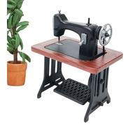 Petite statue d'une machine à coudre, mobilier miniature de monde de poupée machine à coudre | Objet de décoration à l'échelle 1 24 pour meubles et paysage, pour le salon, le bureau, la chambre à