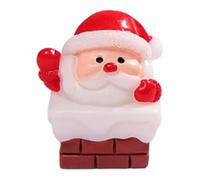 Petite statuette du Père Noël - Beau Noël pour bureau - Figurine de Noël à collectionner pour la cuisine et le jardin - Décoration de Noël pour la maison, le sinizer et la voiture
