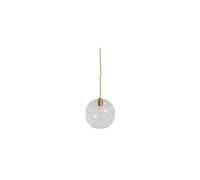 Petite suspension en verre transparent - Chehoma, Atome - 25x25x25 cm