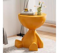 Petite Table à Table Basse,Ornement Multifonction Accessoires,Moderne Design Table De Salon,Table de Cocktail,Petite Table Centrale de décoration intérieure,pour Salon, Chambre, Balcon(Yellow)