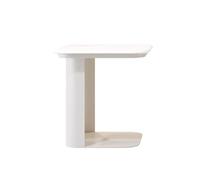 Petite table basse avec rangement, table d'appoint carrée de ferme pour salon, table centrale peu encombrante pour petits espaces