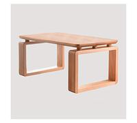 Petite table basse en bois pour la maison, table d'appoint moderne et minimaliste, table basse japonaise pour salon, table de cocktail de balcon (couleur : bois de bois, taille : 70,1 cm de largeur)
