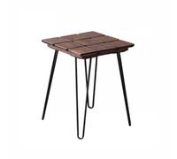 Petite table basse moderne - Table basse légère en bois massif pour salon et balcon, design simple, combinaison polyvalente, table basse élégante en bois (A, B)