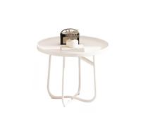 Petite table basse pour chambre à coucher Table basse moderne et de luxe en fer forgé, table d'angle, table de chevet, table ronde, simple table de rangement table basse latérale pour chambre