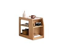 Petite table basse rectangulaire, table d'appoint pour bureau, salon, rangement multifonctionnel, table de chevet pour chambre à coucher, table de chevet moderne en bois, petite table basse moderne