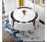 Petite table basse ronde et chaise pour bureau, réception, table de négociation élégante pour réunions, meubles compacts à vendre magasins et zones d'attente