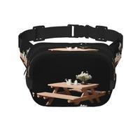 Petite table basse simple imprimée sac banane multifonctionnel sac bandoulière tendance unisexe sac de rangement sport voyage