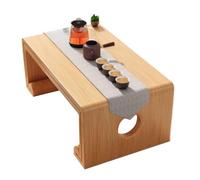 Petite table basse, table de pique-nique basse pour s'asseoir sur le sol, table à thé pour baie vitrée, salon de thé, balcon, salon, pas de montage nécessaire