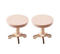Petite table basse traditionnelle pour salles de modélisme, design adaptable qui complète tous les styles de décorations miniatures vintage
