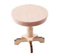 Petite table basse traditionnelle pour salles de modélisme, design adaptable qui complète tous les styles de table miniature en bois naturel