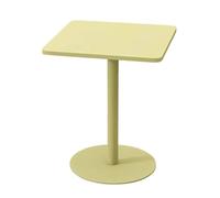 Petite table carrée polyvalente pour café, salle à manger et négociation, idéale pour les bars d'exposition, les réceptions et les magasins de thé au lait