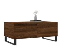 Petite Table Centrale de salon Brun - LEMON® Table basse - Chêne Marron - 90x50x36,5cm - Bois d'ingénierie 128 - Soldes