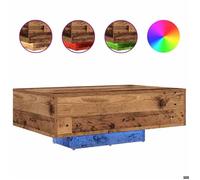 Petite Table Centrale de salon Marron - LEMON® Table basse - Bois Ancien - 85x55x31cm - Bois d'ingénierie 636 - Soldes