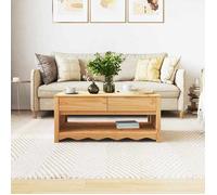 Petite Table Centrale de salon Marron - LEMON® Table basse Drammen Chêne 99x55x45cm - Bois de pin massif 786 - Soldes