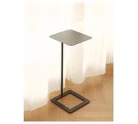 Petite table d'appoint avec étagère de rangement, table d'appoint compacte et moderne pour salon, chambre à coucher, canapé, balcon, table basse d'appoint peu encombrante de rechange